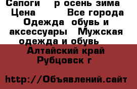 Сапоги 35 р.осень-зима  › Цена ­ 700 - Все города Одежда, обувь и аксессуары » Мужская одежда и обувь   . Алтайский край,Рубцовск г.